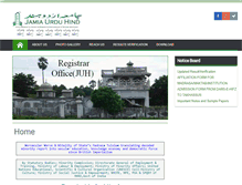 Tablet Screenshot of jamiaurdu.org